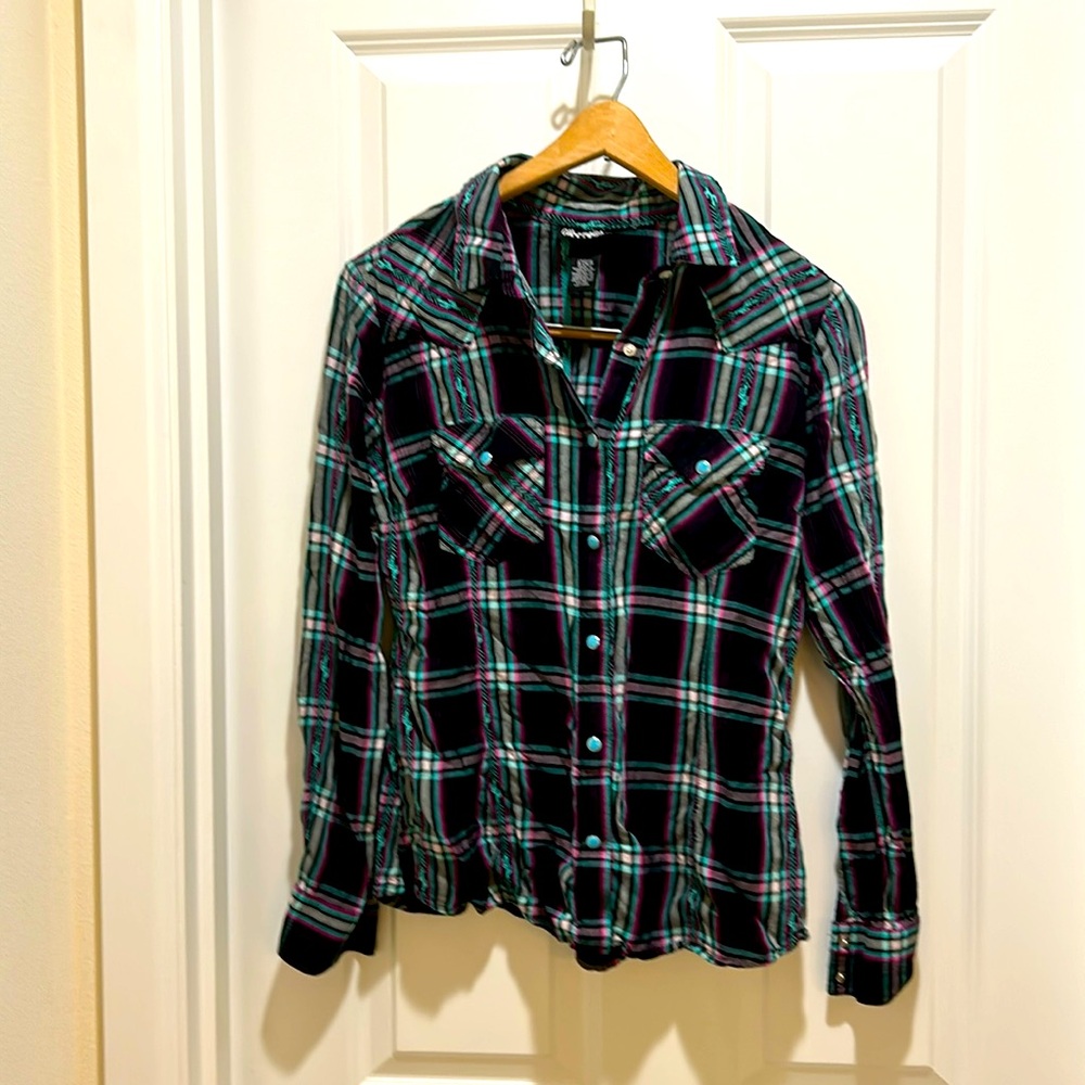 Women’s Wrangler retro, snap western shirt